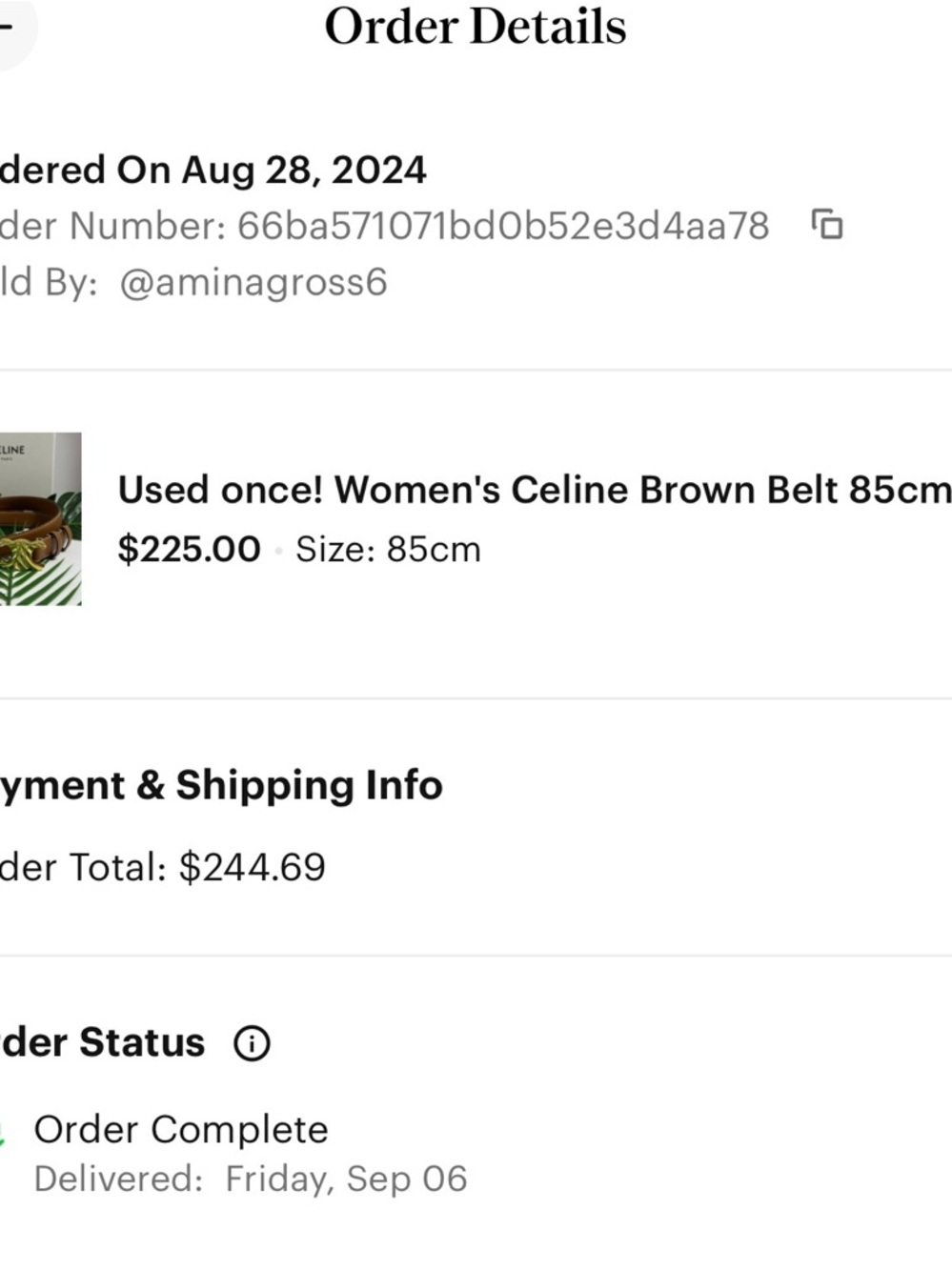 Reposhing. Never worn. - Picture 4 of 4